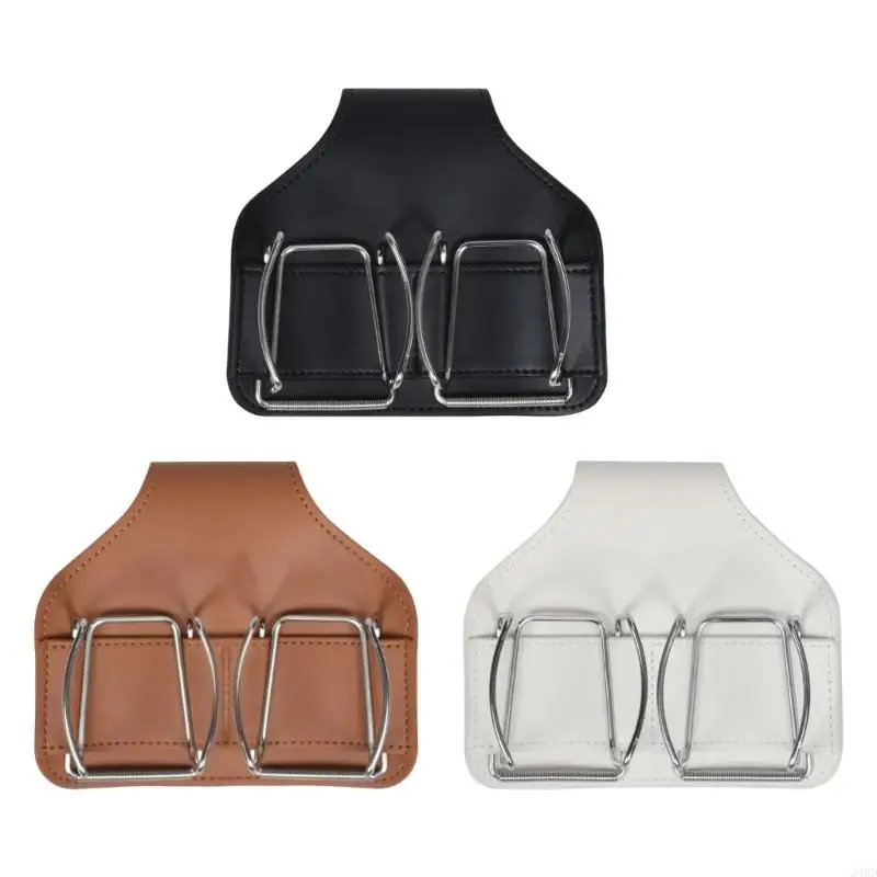 pu-leather-golf-waist-pack-with-adjustable-strap-and-multiple-pockets-for-golf-ball-and-accessories-24bd