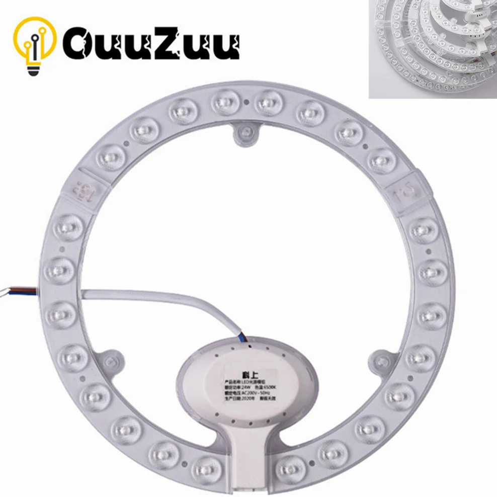 

LED Ring PANEL Circle Light 12W 18W 24W 36W 72W Cold white AC220V-240V LED Round Ceiling board the circular lamp board blub