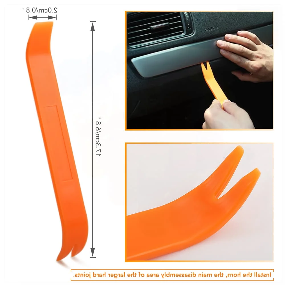 

Car 4pcs/set Removal Pry Tool Stickers for BMW e46 e90 e39 f30 f10 e36 e60 x5 e53 f20