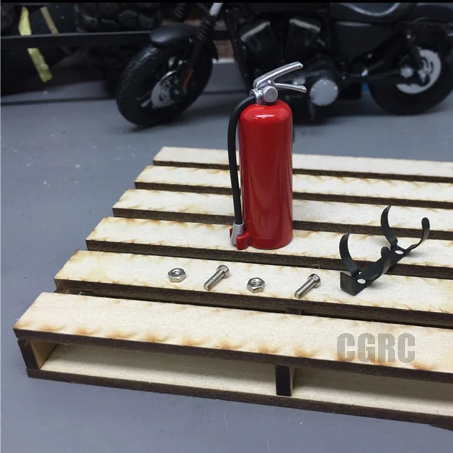 Fire Extinguisher For 1/10 RC Crawler Car TRX4 Defender Bronco Axial Wraith SCX10 90046 TAMIYA CC01 RC4WD D90 D110