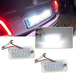 2x Fits For Fiat 500 / Abarth 500 2007-2016 CANbus Xenon White Led Number License Plate Lights