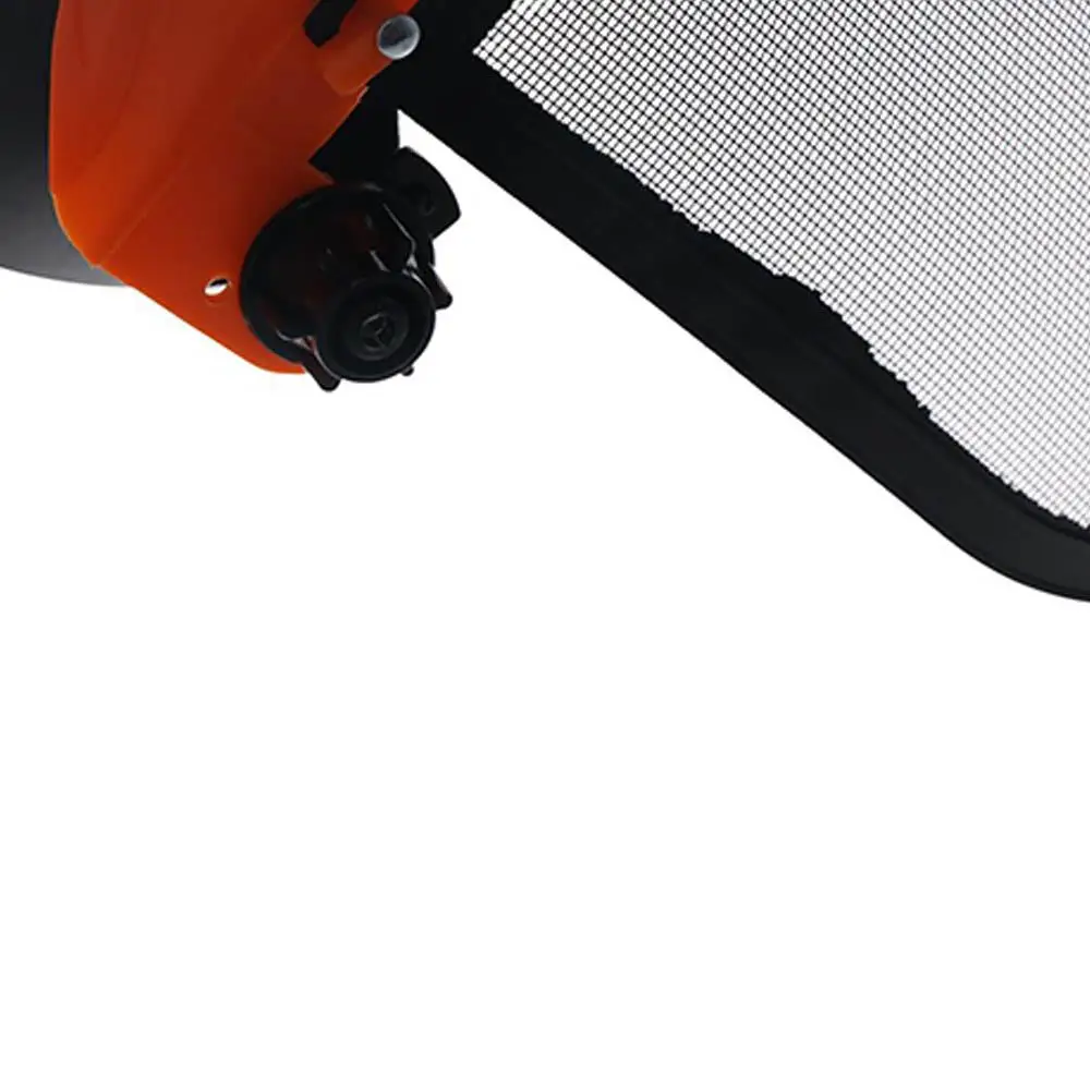 Safety Face Protector Grass Trimmer Helmet With Full Face Visor Protection Garden Mask Anti Splash Mesh Garden Helmet Outdoor