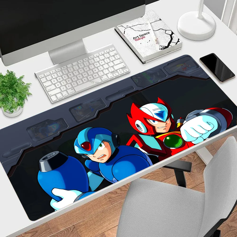 ROCKMAN DRN 001 Mega Man Mousepad INS Tide Large Cartoon Anime Gaming Mouse Pad Keyboard Mouse Mats Desk Mat Accessories