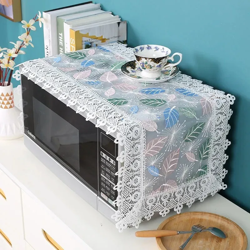 

Modern Simple Dustproof Cover Cloth for Galanz Microwave Oven And Oven Protective Shield Home Textile Lace Material