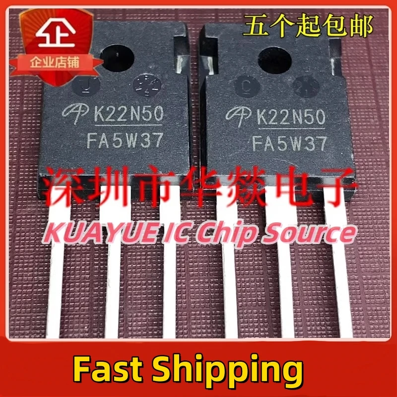 

10PCS-30PCS K22N50 AOK22N50 TO-247 500V 22A Quality In Stock