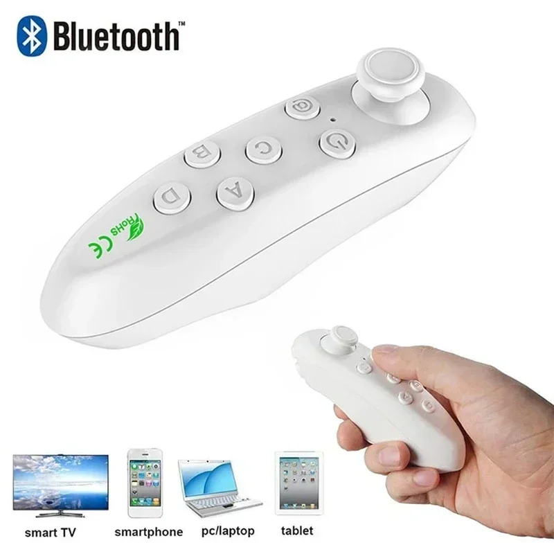 

Wireless Bluetooth Compatible Gamepad Update VR Remote Control for IOS Android VR Mobile Games Pad Control for 3D Glasses VR