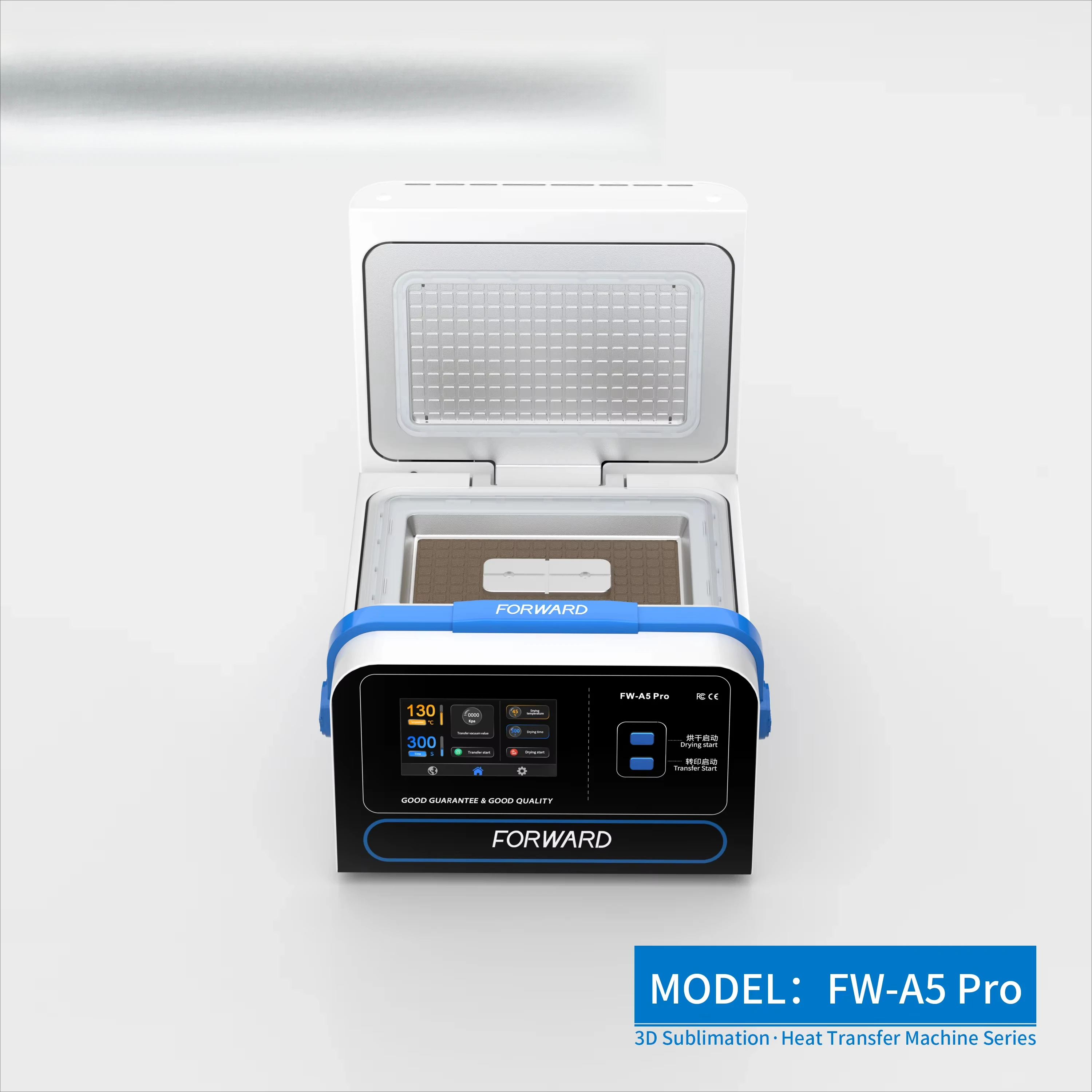Hot sale FORWARD FW-A5 Pro New 3D Sublimation Phone Case Machine Mobile Cover Printing Machine Built-in Drying Box For DIY Phone