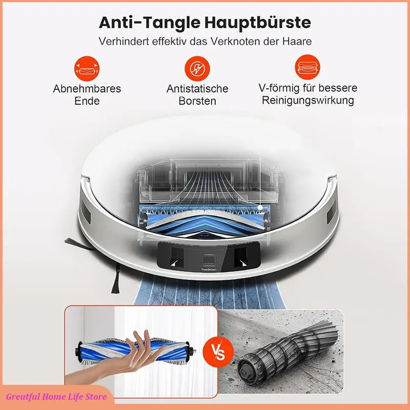 

AT59 Pack Of 20 Accessories For Ecovac Deebot T30 / T30 Pro Omni Robot Vacuum Cleaner