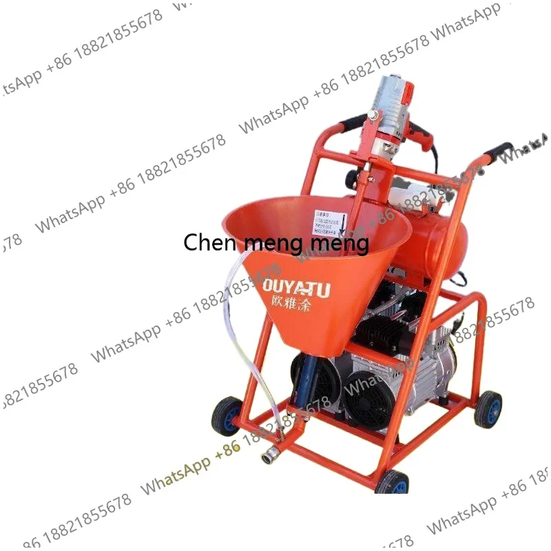 Waterproof spraying machine New thin fireproof polyurethane putty spraying machine JS cement slurry primer