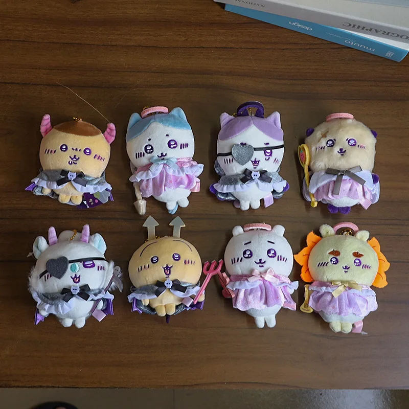 Chiikawa-Muñeco colgante de Ángel demonio Hachiware, muñeco de peluche de dibujos animados Usagi Momonga, llavero Giikawa, colgante, regalo para Amigo