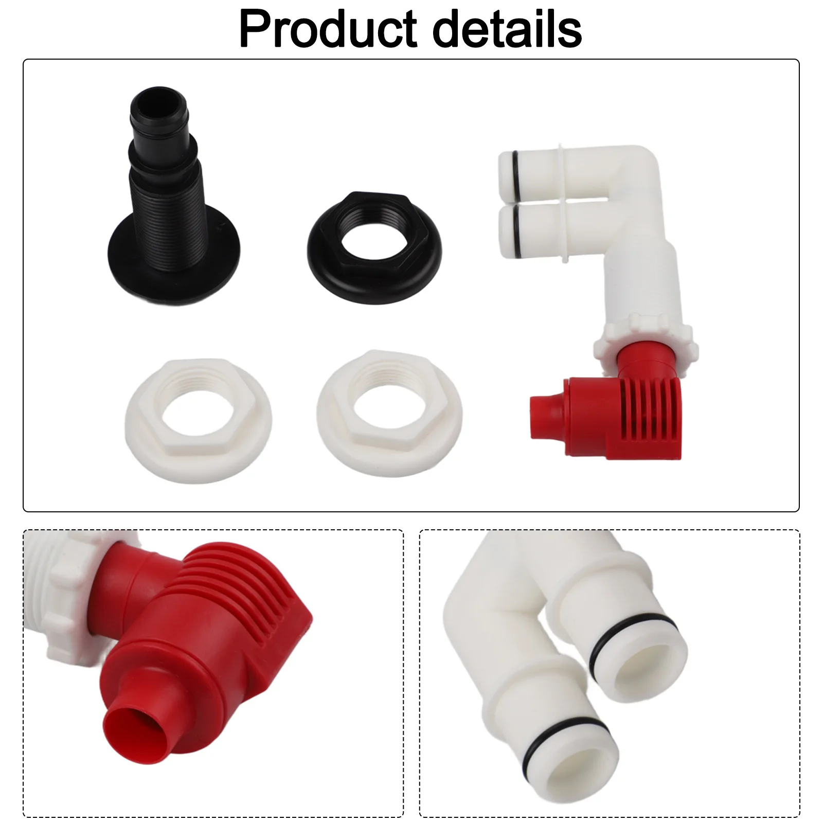 Marine Pump Out Aerator for Livewells and For Baitwells Boat Valve Kit Compatible with Multiple Recirculation Pumps