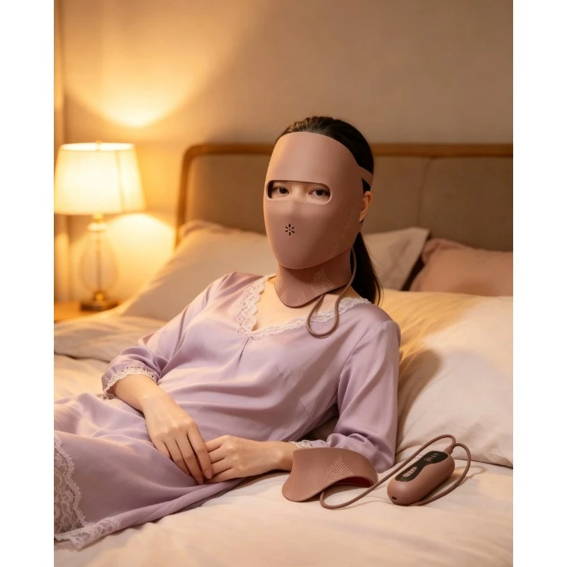 Home Face-Beauty Device New All in One Anti-Aging Facial Machine Scrub Acne Treatment Face Body Mask Neck Device at Home