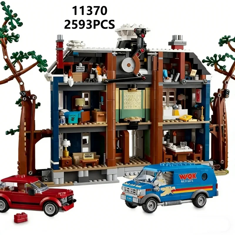 

11370 Strange Story Creel's House Street View Model Birthday Gifts 2593Pcs Brick Children's Educational Toys