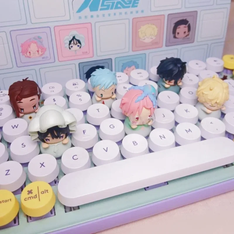 재고 있음 정품 Aet 에일리언 스테이지 베이비 시리즈 블라인드 박스 기계식 키캡 귀여운 이반 루카 미지 틸 모델 실용적인 장식품