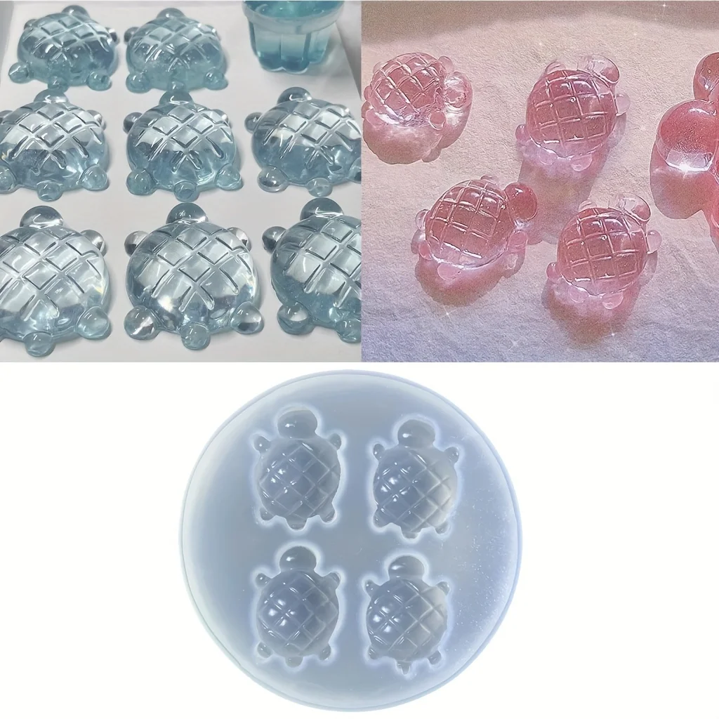 4 Mini Turtle Silic…