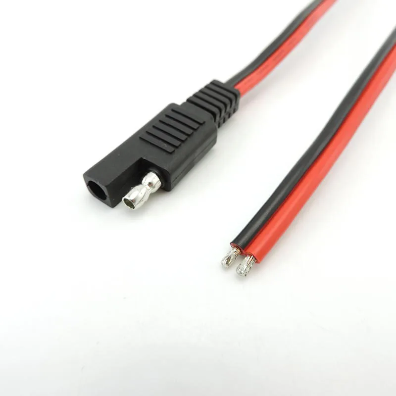 30CM SAE Quick Connect Disconnect Connector power Plug Extension Cable DC Cord 14AWG Wire Harness for Solar Automotive Battery t