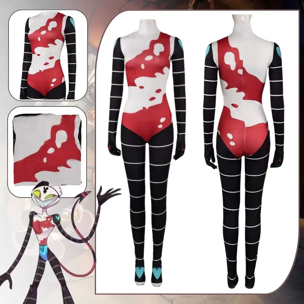 

Фэнтезийный костюм Fizzarollie для косплея, маскировка, женский комбинезон для взрослых, шляпа Fizzarolli, женский наряд для Хэллоуина, карнавала, женская одежда