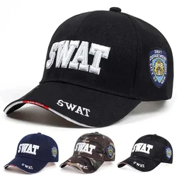 New Fashion SWAT Letter Embroidery Snapback Cap Unisex Spring and Autumn Outdoor Adjustable Casual Hats Sunscreen Hat