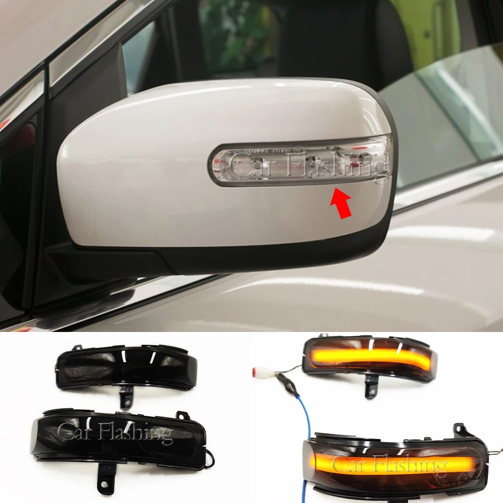 1 Pair For Mazda CX-7 CX7 2008-2014 For Mazda 8 MPV Dynamic LED Side Mirror Blinker Flowing Light Turn Signal Indicator Lamp