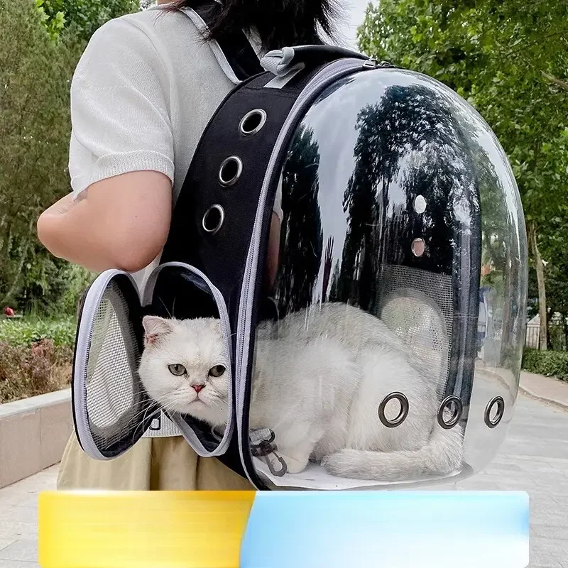 

Double Shoulder Portable Style Cat Bag Traveling Essential for Pets