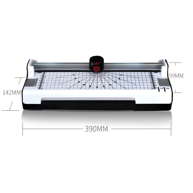 Thermal Laminator for A4, 2 Roller System Laminating Machine with Trimmer and Corner Rounder Fast Warm-up for Home Office