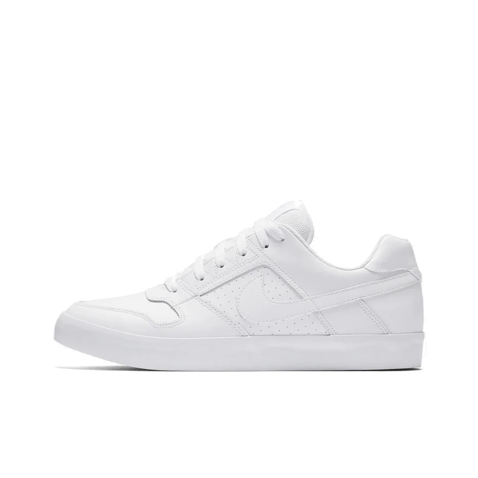 Nike SB Delta Force Vulc Low top Skateboard Shoes Men's Pure White 942237-112