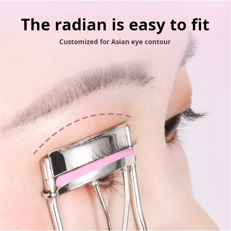 makeup tools Eyelash curler wide-angle Partial curling lash curler rubber lashes pad beginners fake false eyelashes aid styling