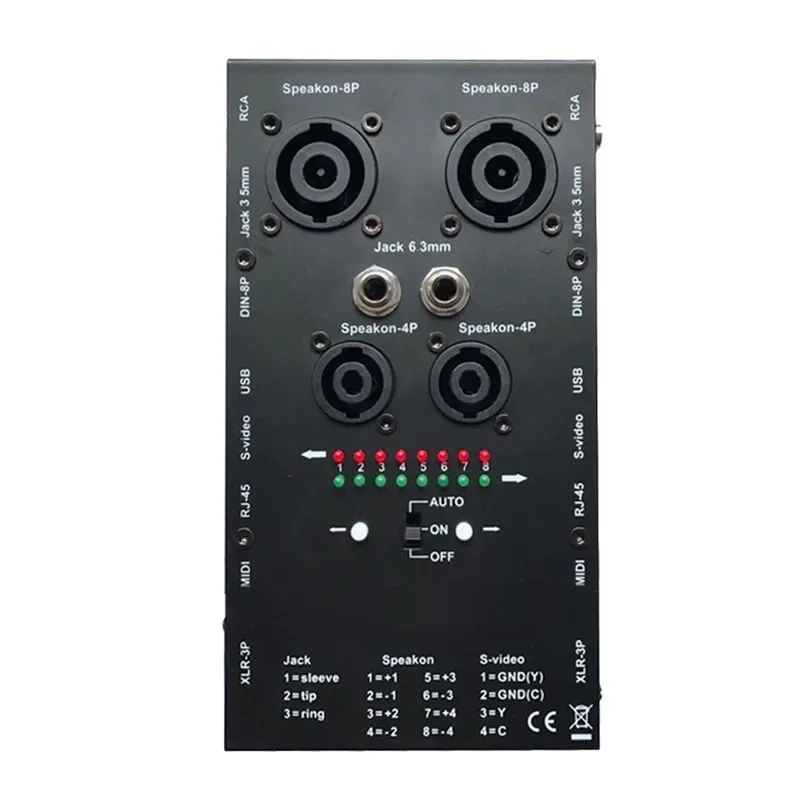 Multifunctional Line Tester Audio Tester XLR Signal Line Tester HDMI Network On-Off Cable Measurement Test Box In Stock in stock