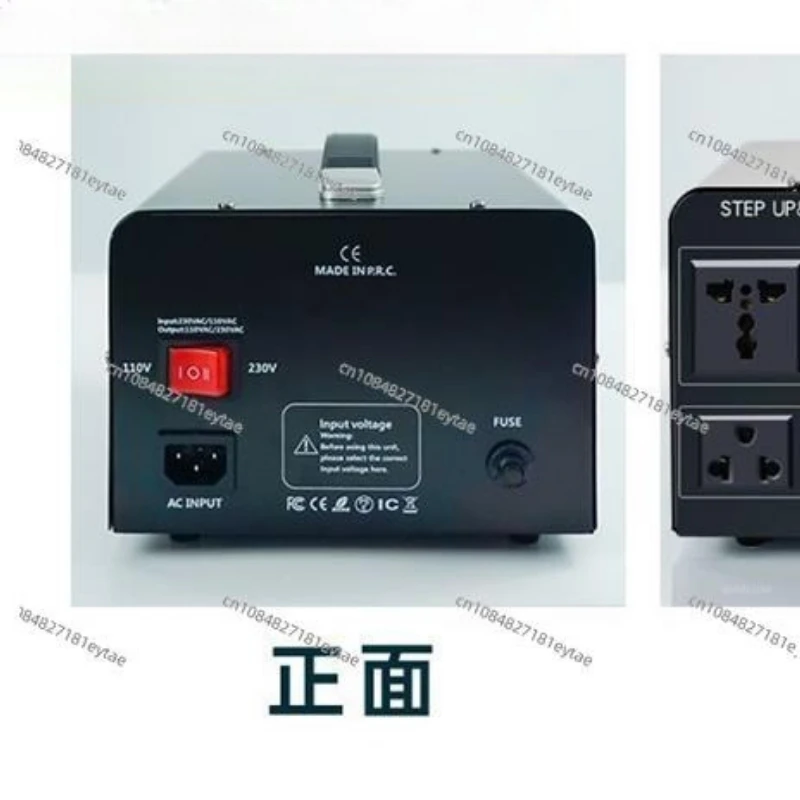 220V To 110v Transformer 100v Japan 120v US Power Converter Plug view 2