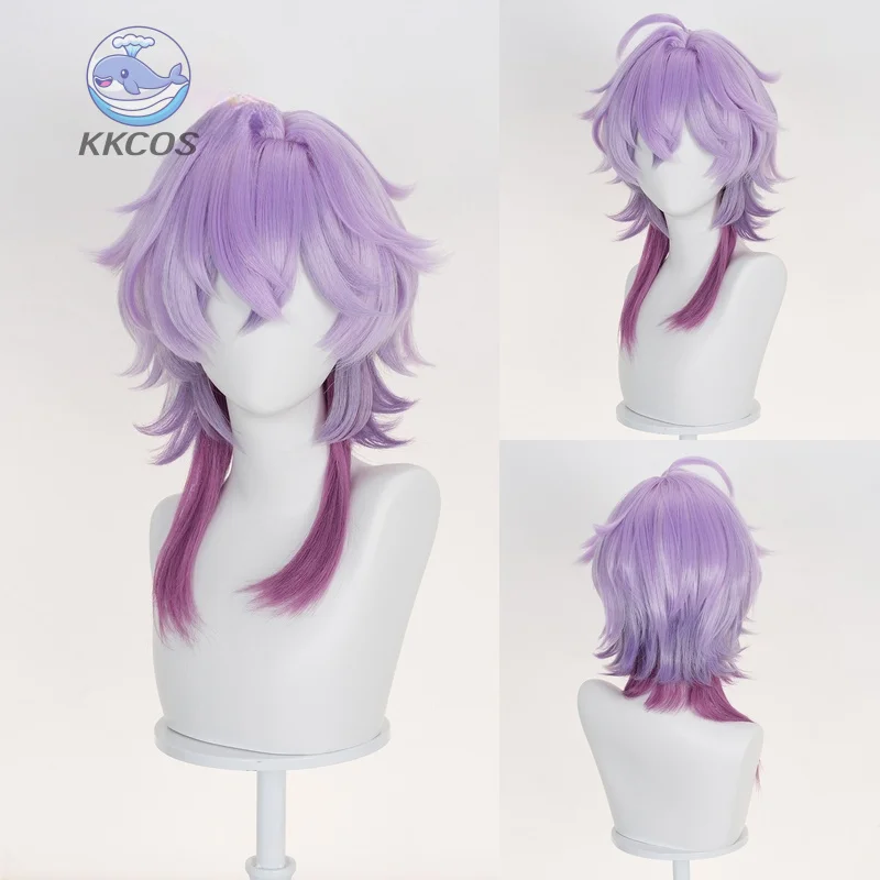 Rambut Wig Cosplay Genshin Impact Durin Baru untuk Pesta Festival Natal Halloween Wig Bermain Peran Modis Sehari-hari KKCos