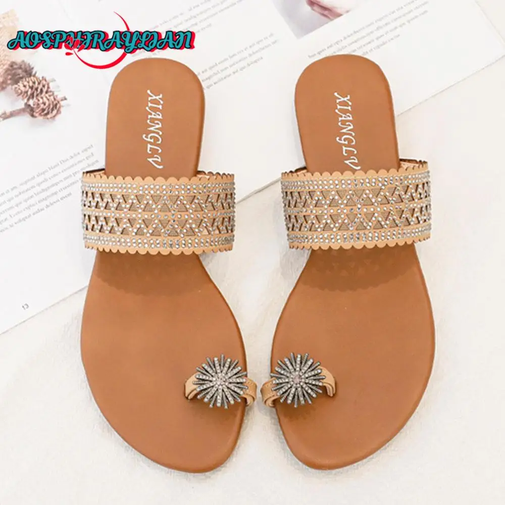 2023 Women's New Leisure Retro Roman Flat Sandals Bohemian Comfort Ethnic Retro Comfy Walk Summer Slipper Shoes