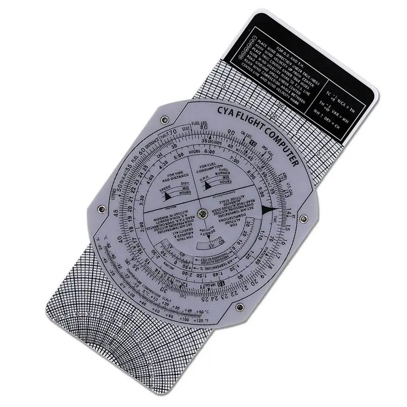 Top Sale 2X E6B Flight Computer Aviation Plotter Circular Slide Rule Used In Aviation Flight Training Pilot Training, Internship