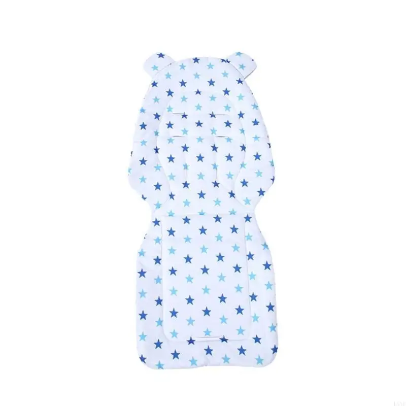 L5YF وسادة مقعد لعربات الأطفال قابلة للتنفس، وسادة مقعد لعربة الأطفال ناعمة ومريحة لمقعد السيارة للرضع من أجل الراحة أثناء السفر