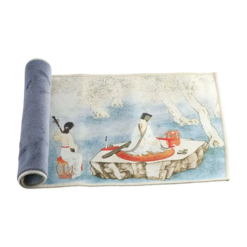 Thick Super Absorbent Tea Set Accessories Table Cleaning Professional High-end Rag Tea Towel Table Mats Tea Napkin
