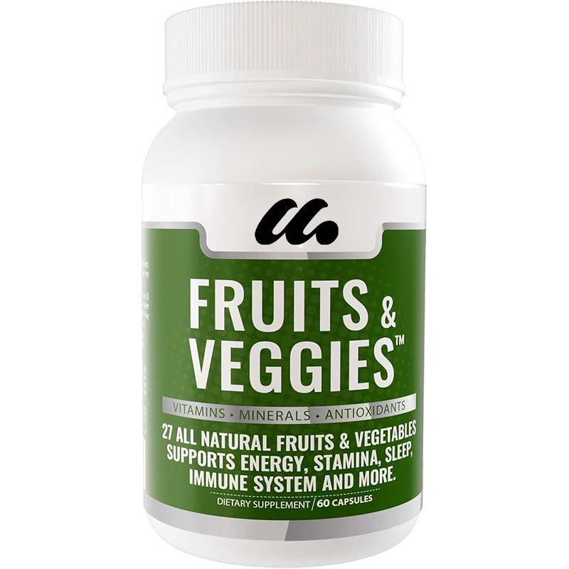 Supplengendrde fruits et légumes-27 superaliments pour adultes, vitamines de fruits et légumes-60 capsules de fruits végétariens