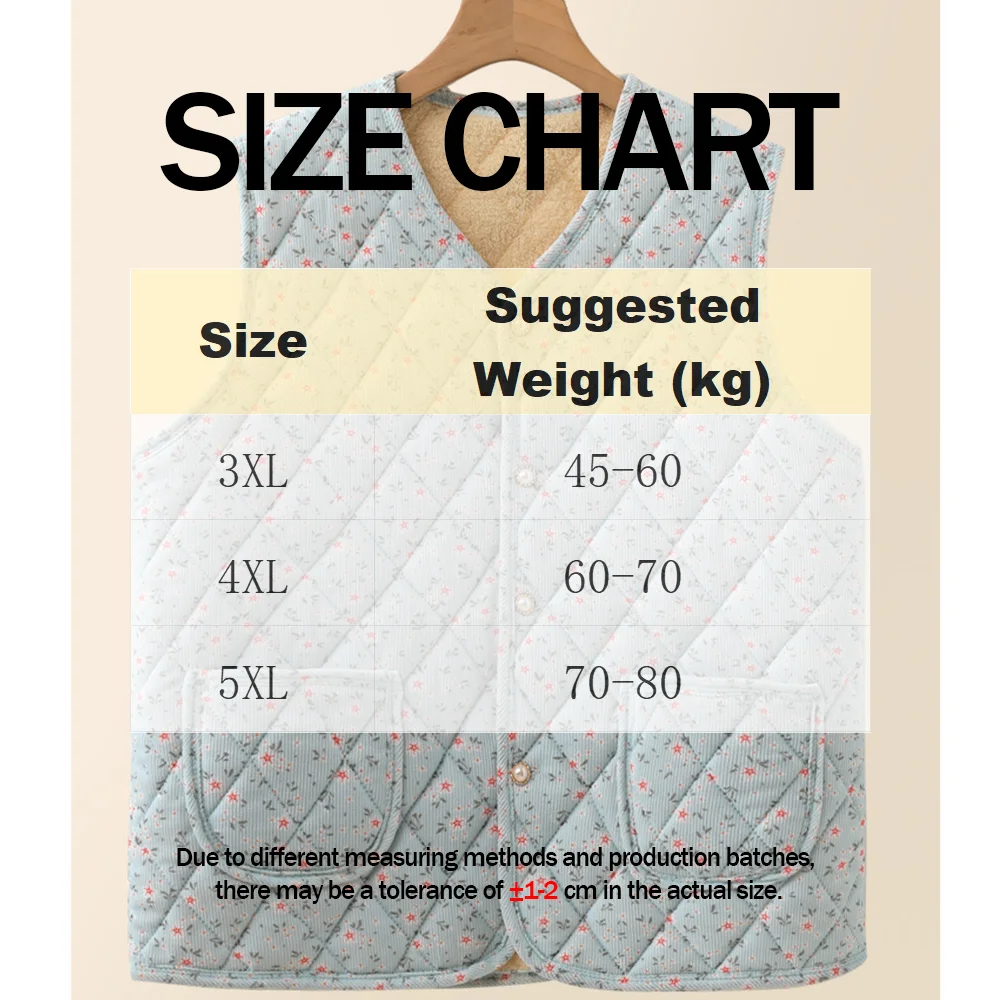 Autumn Winter New Plants Floral Embroidery Warm Vest Trendy Middle-Aged Women's Jacket Vest Faionable Casual Top