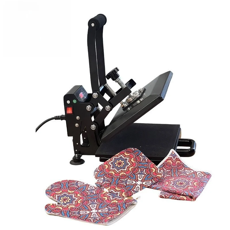 

TShirt Heat Press Machine Automatic Flatbed Large Sublimation Mini Combo Double Station 15 In 1 Full Set Shirt Presser
