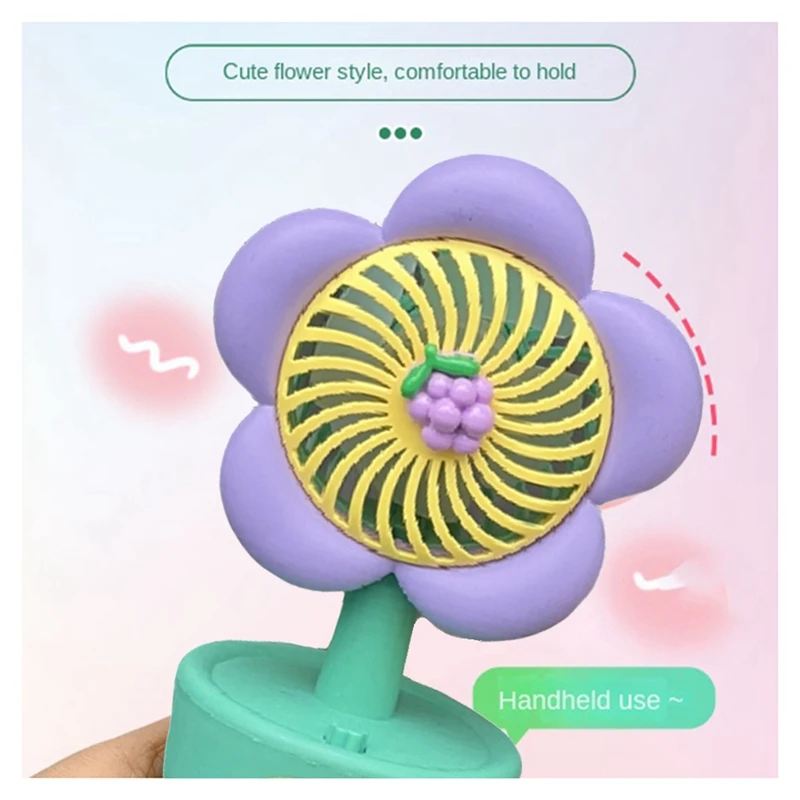 Draagbare Mini Fan Draagbare Usb Opladen Kleine Fans Draagbare Mini Handheld Fan Schattige Stijl Voor Geschenken Thuis Gebruik