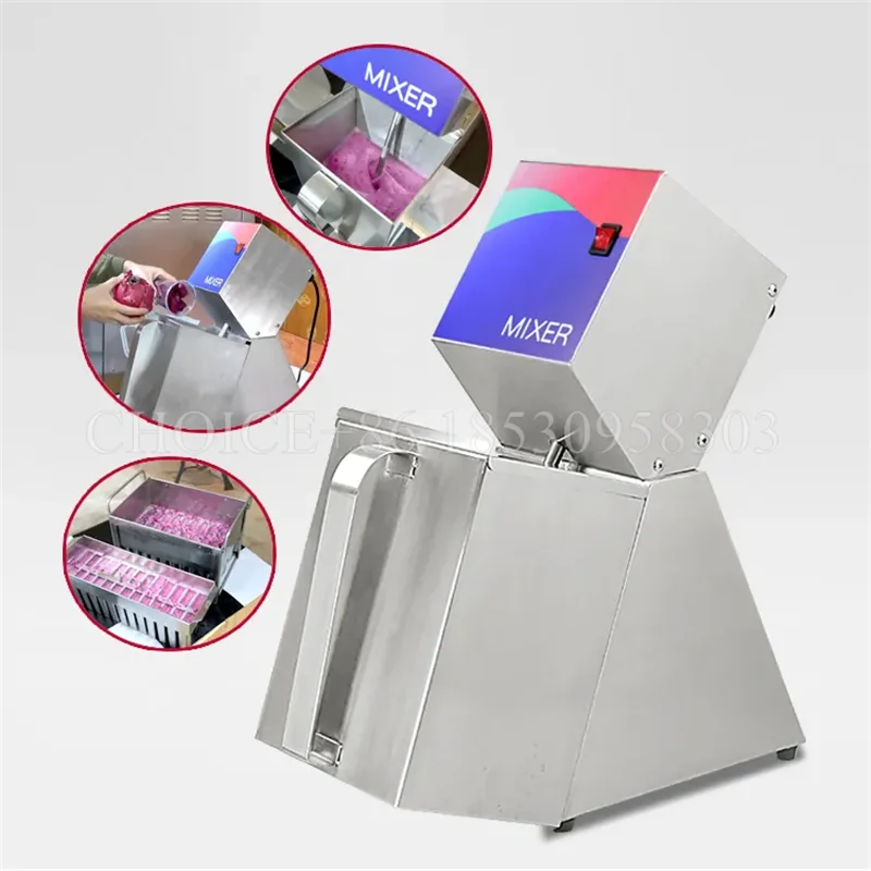 

Popular Italian Fruits Hard Ice Cream Homogenizer Ice Cream Ingredient Making Mixing Machine Electric Street Ice Yogurt Mixer