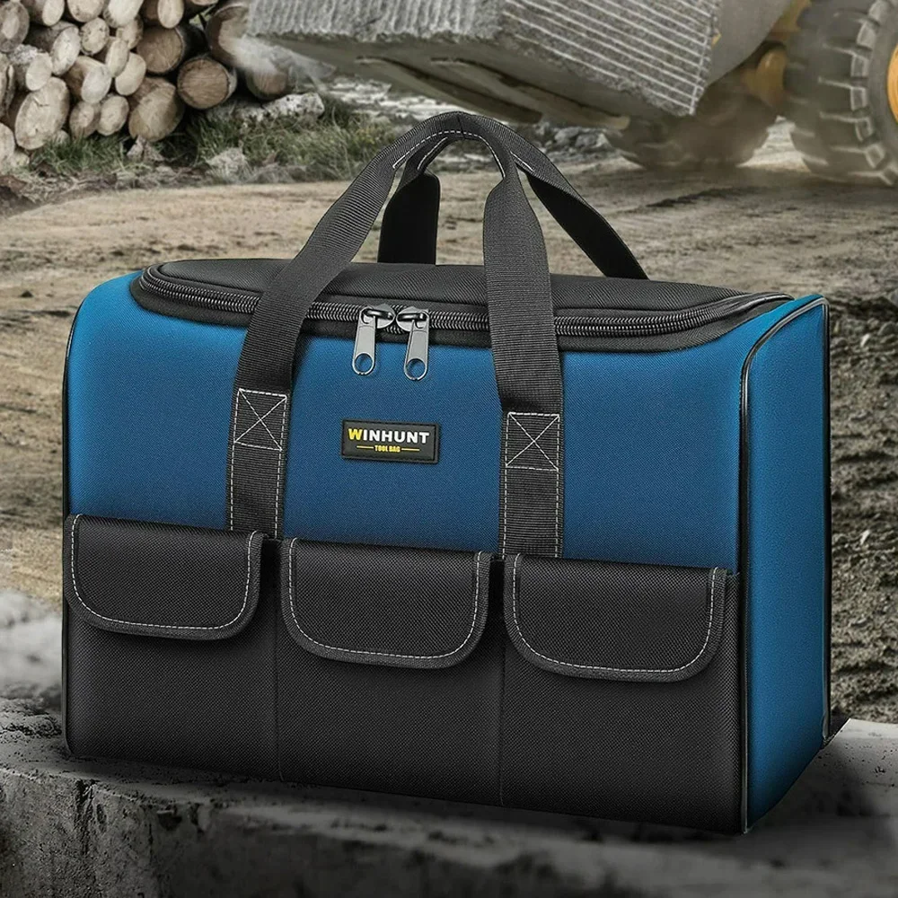 14/16/18/20/23 inch Heighten large capacity Tool Bag Thickened 1680D Oxford Waterproofed Wear-Resistant Electrician Storage Box