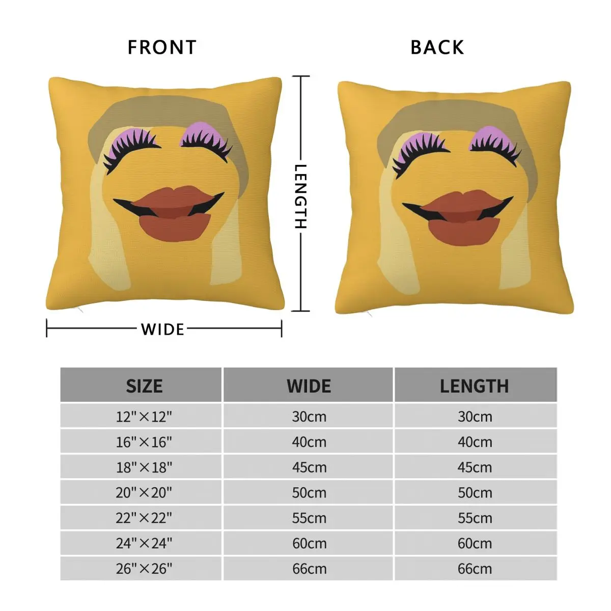 Electric Mayhem Janice Pillowcase Polyester Linen Velvet Printed Zip Decorative Bed Cushion Cover