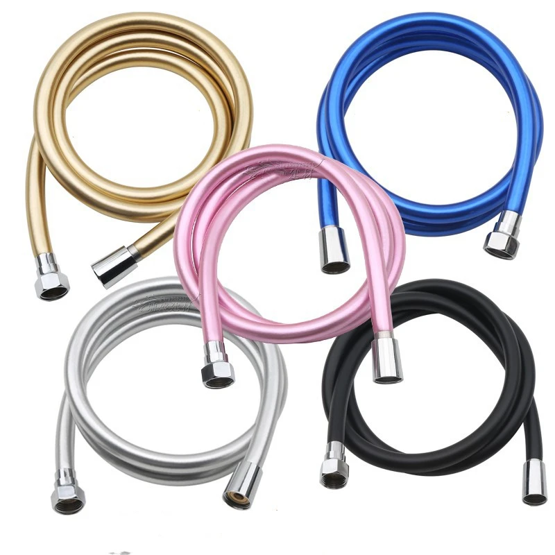 1PC 1.5m Shower Hose Plumbing High Pressure PVC Flexible Handheld Anti Winding GI/2 Universal Hose for Bathroom Accessories