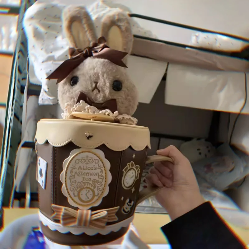 

Sweet Original Design Lolita Rabbit Shoulder Bag Taro Yoyo Cup Bunny Fashion Bag Cute Toy Valentine'S Day Present