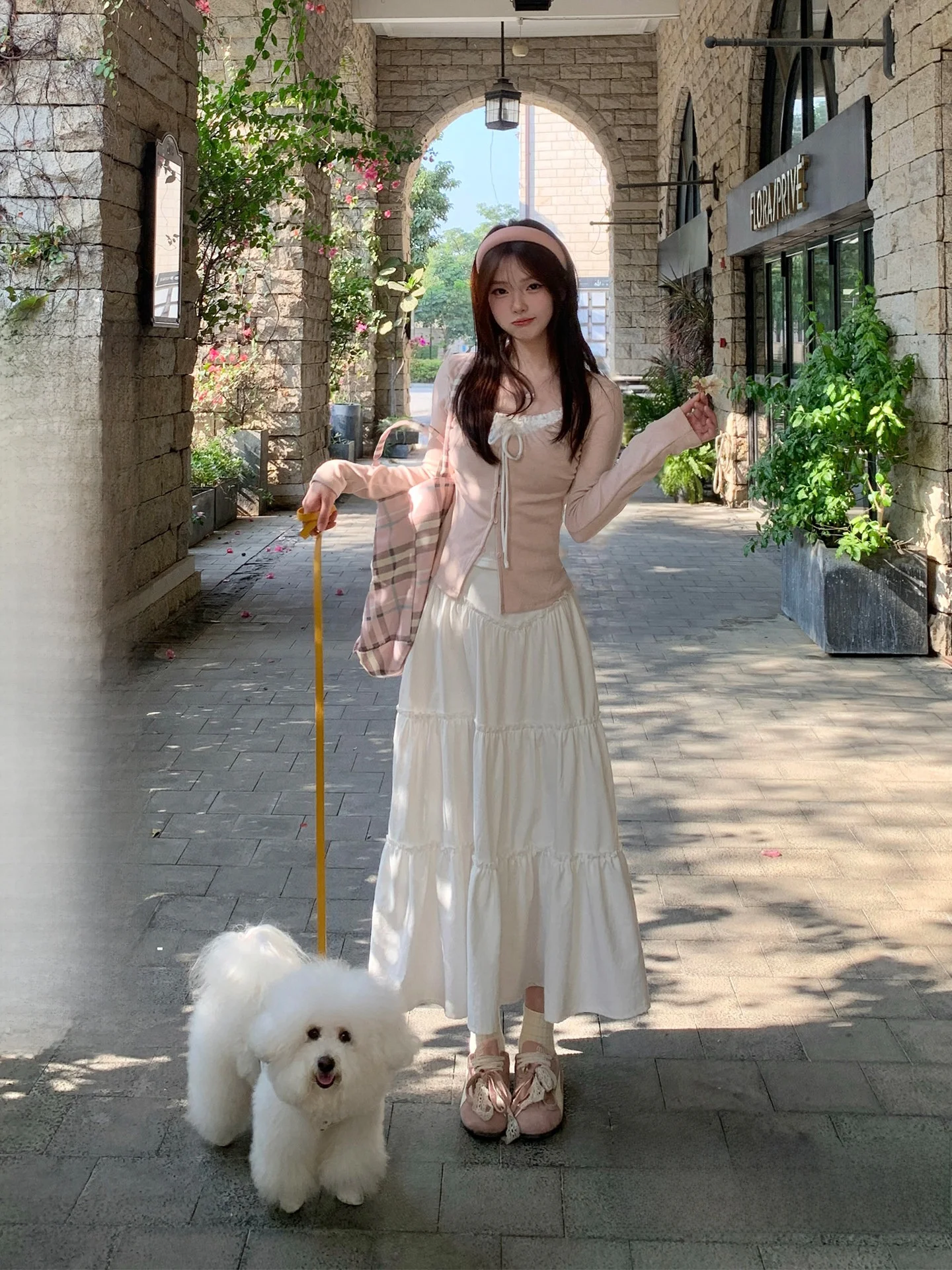 

Stunning High Waist A-Line Skirt with Wood Grain Ruffle Design Women's Summer Korean Style Cake Skirt Beautiful Long Skirt