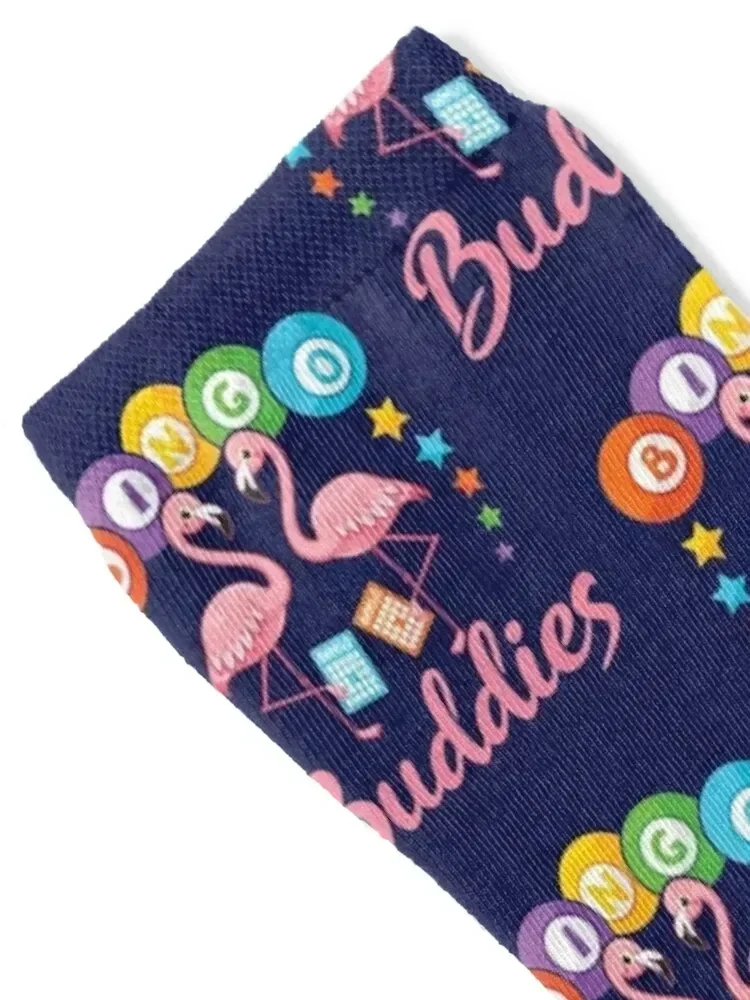 Bingo Buddies Friends Flamingo Bingo Player Socks golf ankle funny gifts Mens Socks Women's