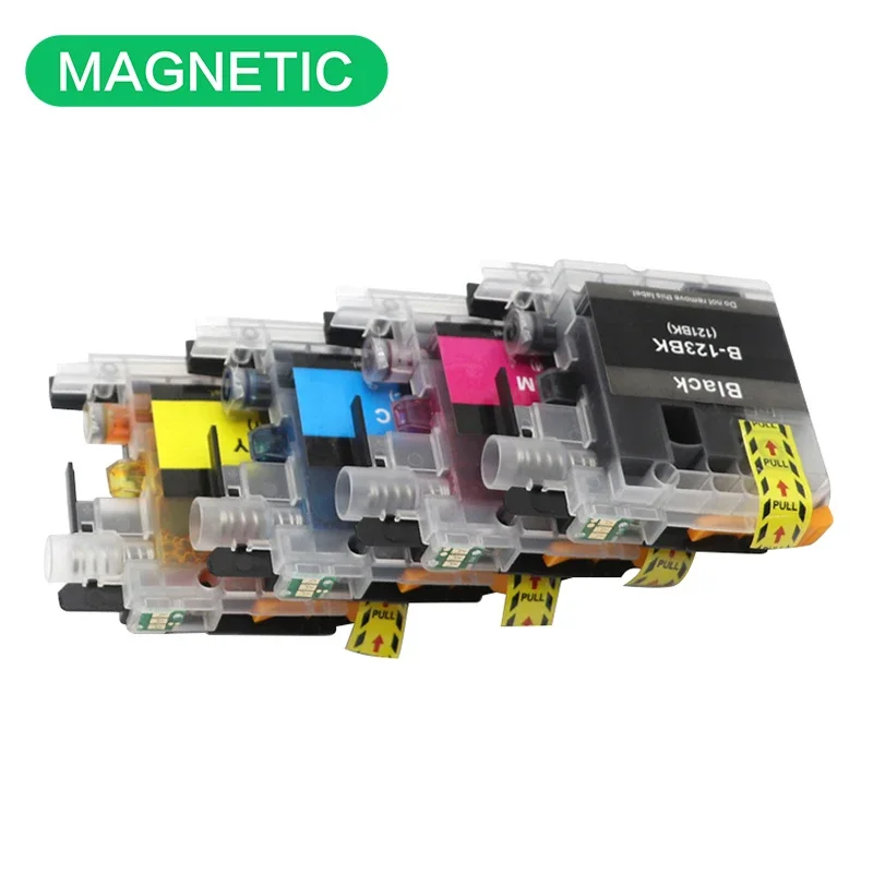 Printer Cartridge LC123 Magnetic LC123 Compatible Ink Cartridges for Brother LC123 mfc-J4510DW MFC-J4610DW MFC-J4410DW J4710DW