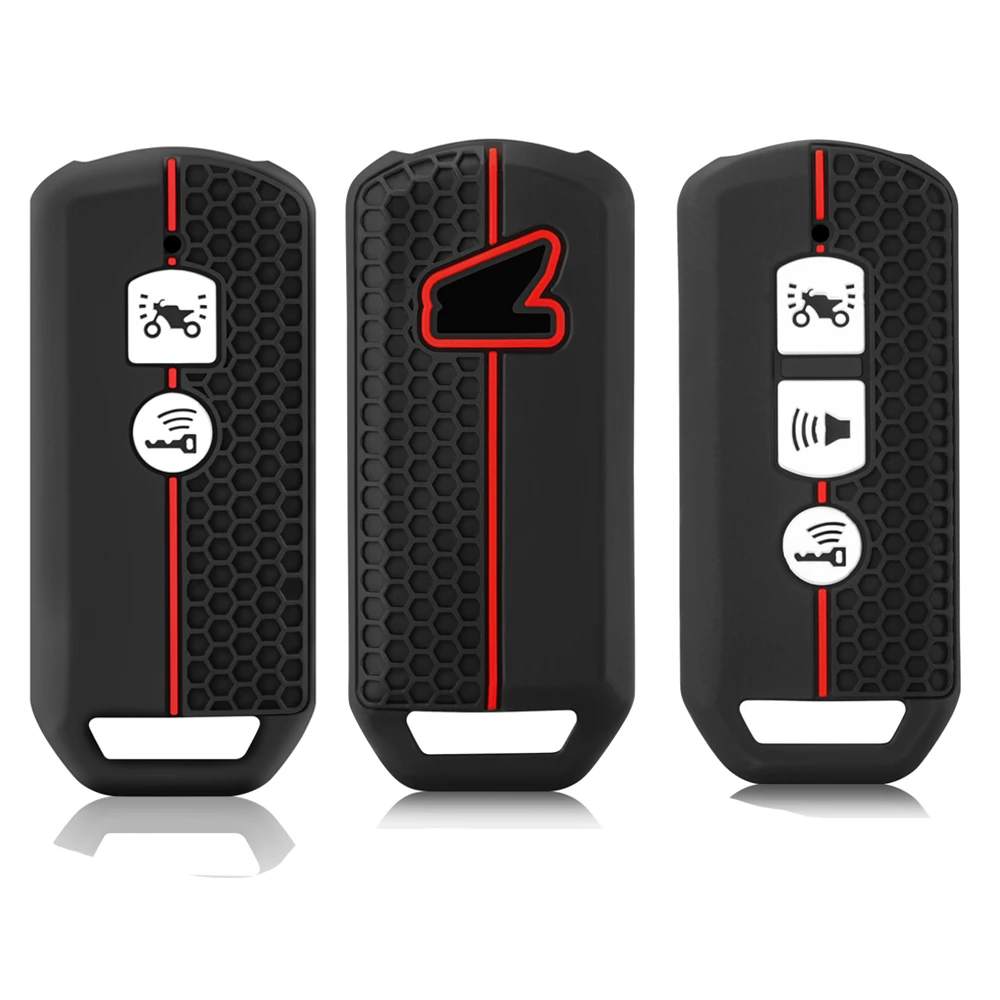 Funda de silicona para llave, llavero para Honda Forza 125 SH PCX Xadv 750 Forza 250 350 ADV Sling Forza 300 SH XAV Xlov Super Cup