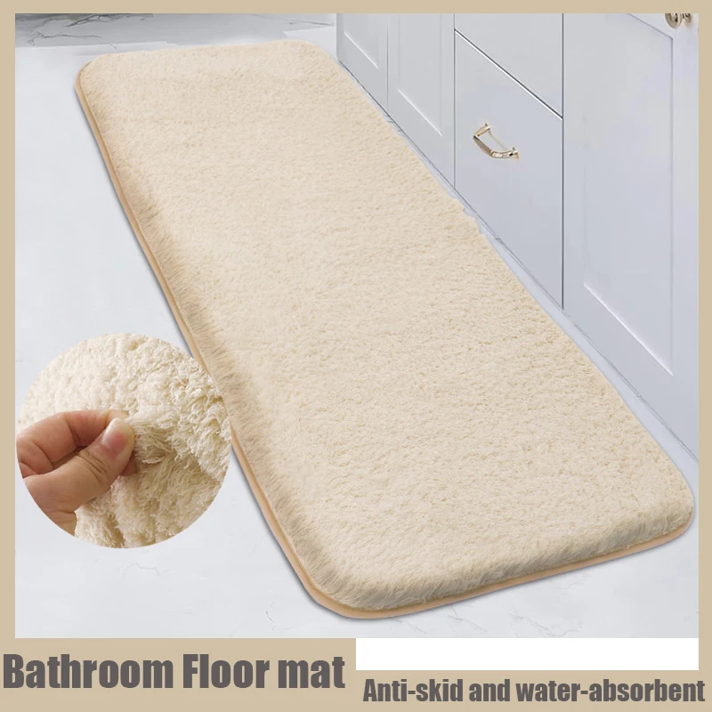 Bathroom  Mat Anti-slip Bath Carpets Doormat For Toilet Absorbent Floor Rug Beside Bathtub Wash Basin Washable bath mat