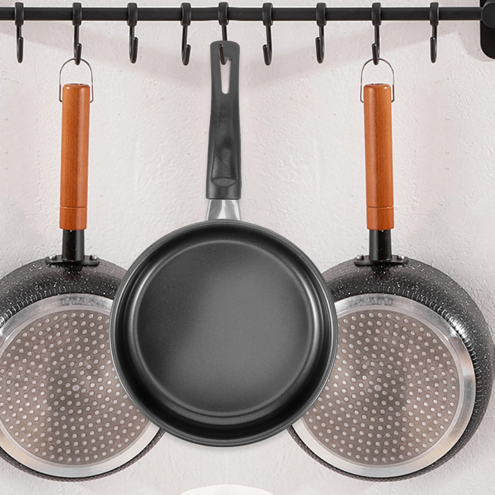 

2Pcs Mini Non-Stick Frying Pan for Egg Pancake Omelette Steak Cooking Flat Base Ideal for Gas Induction Stove Min Frying Pan