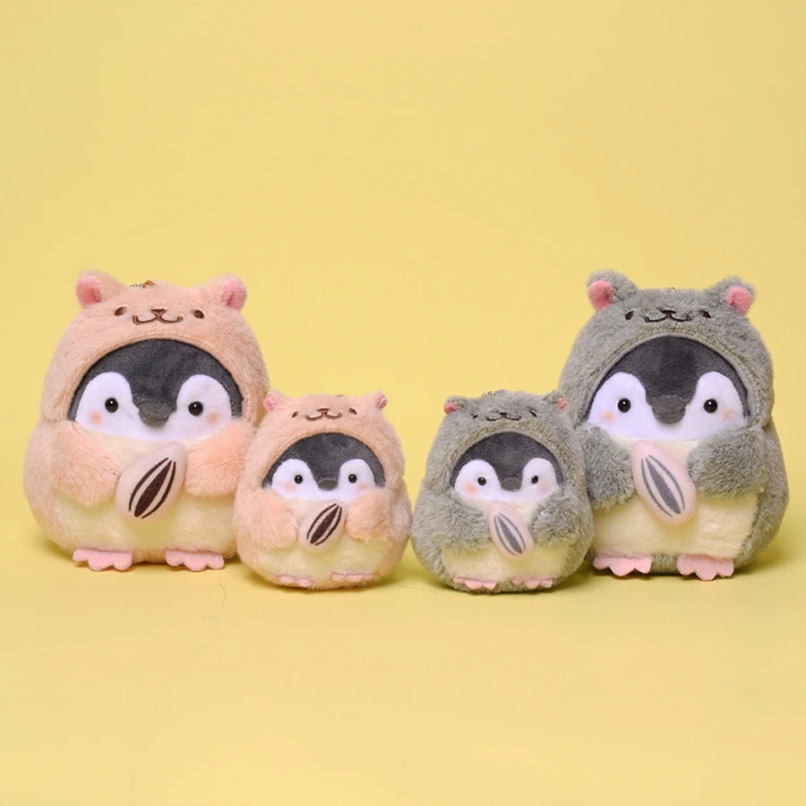 

Cute Penguin Plush Doll New Cartoon Koupen Chan Animal Plush Toys Kawaii Anime Hamster Key Chain Ring Bag Pendant Gift for Girls